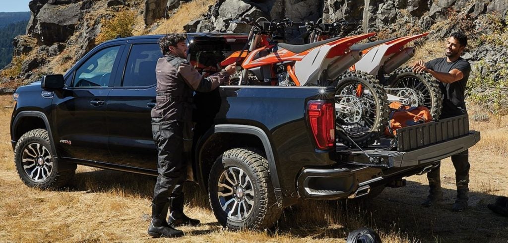 New 2021 GMC Sierra MultiPro Tailgate
