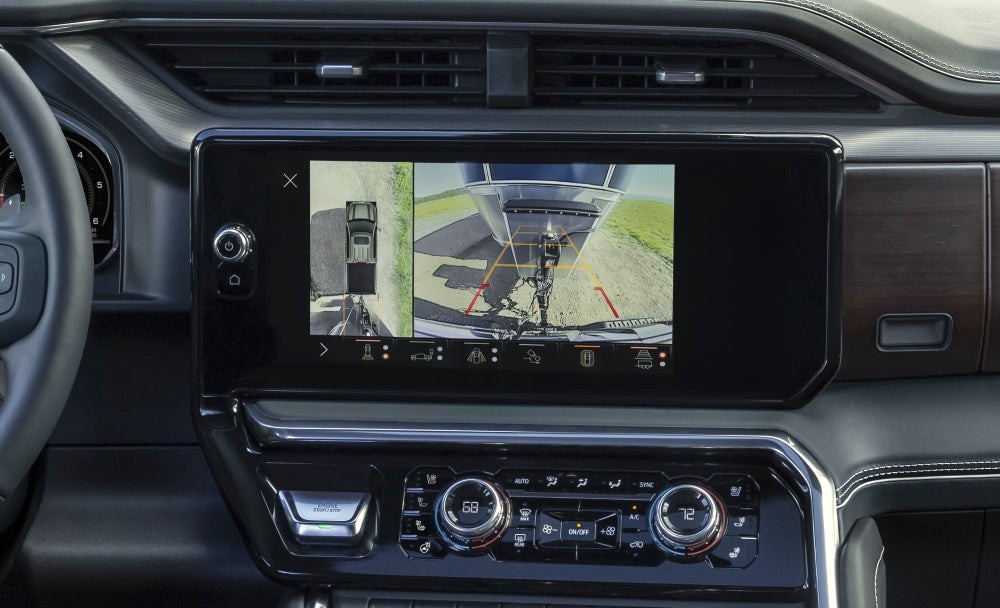 13.4-inch Diagonal Infotainment System Showing HD/Surround Vision Rear Camera View