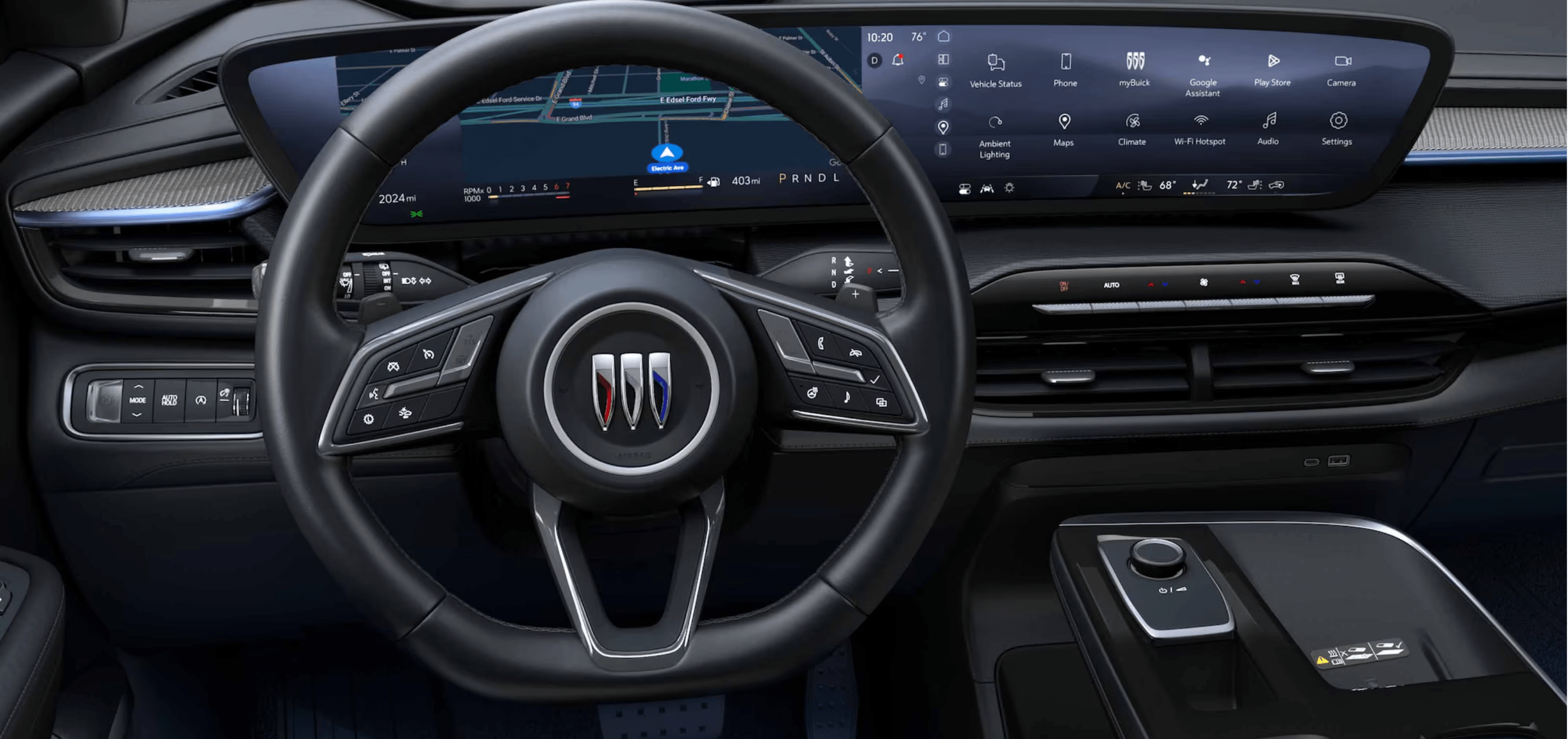 Interior view of the 2027 Buick Enclave