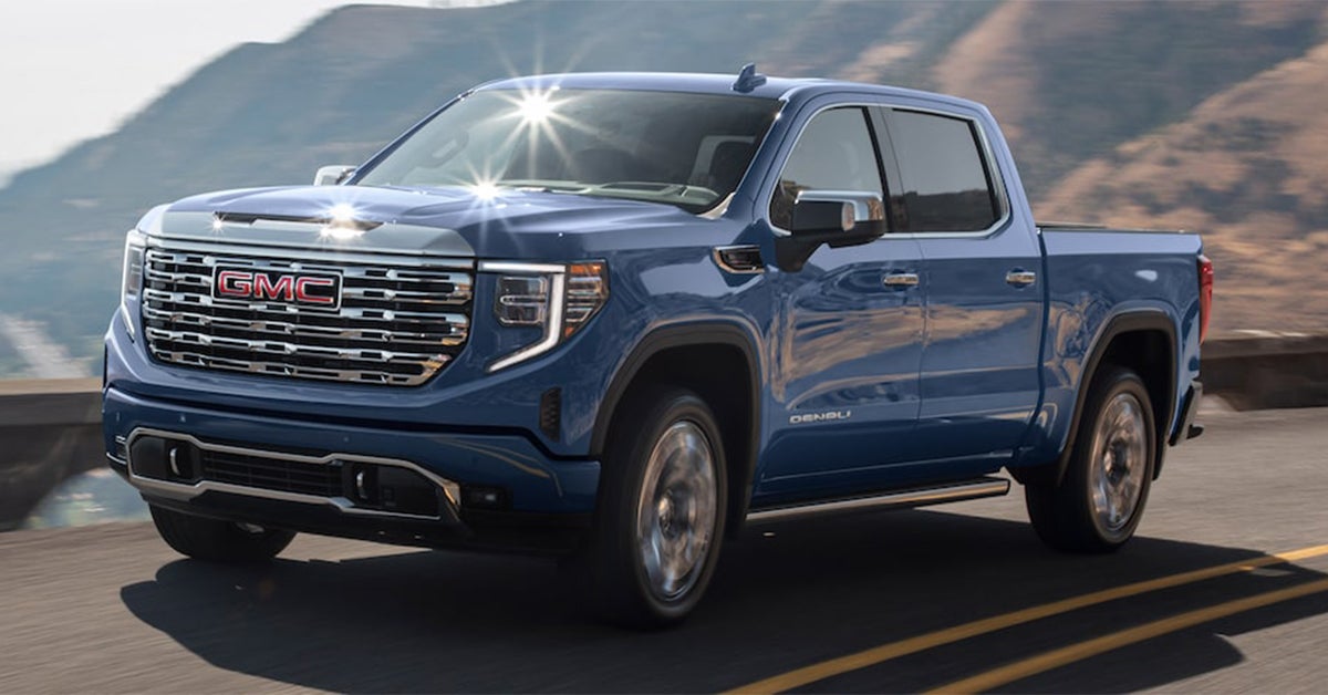 2025 GMC Sierra 1500 running on highway