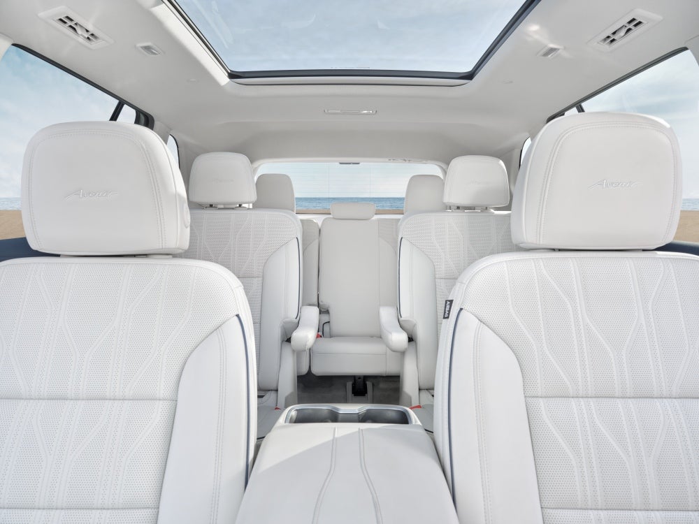 2026 Buick Enclave Avenir interior image showing three rows of seats