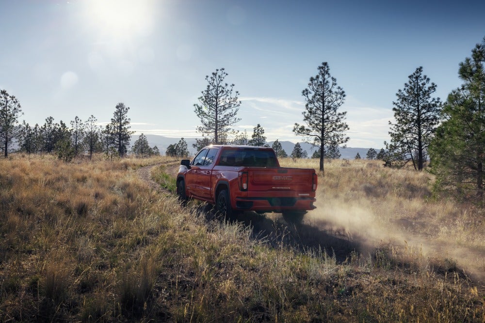 2026 GMC Sierra 1500 Elevation trim driving offroad