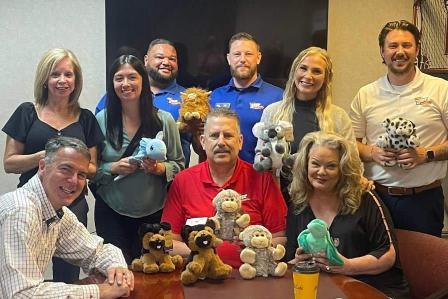 Randy Wise employees volunteering together through United Way
