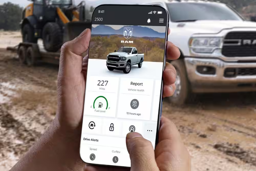 Ram Professional connected fleet management tools for commercial vehicles