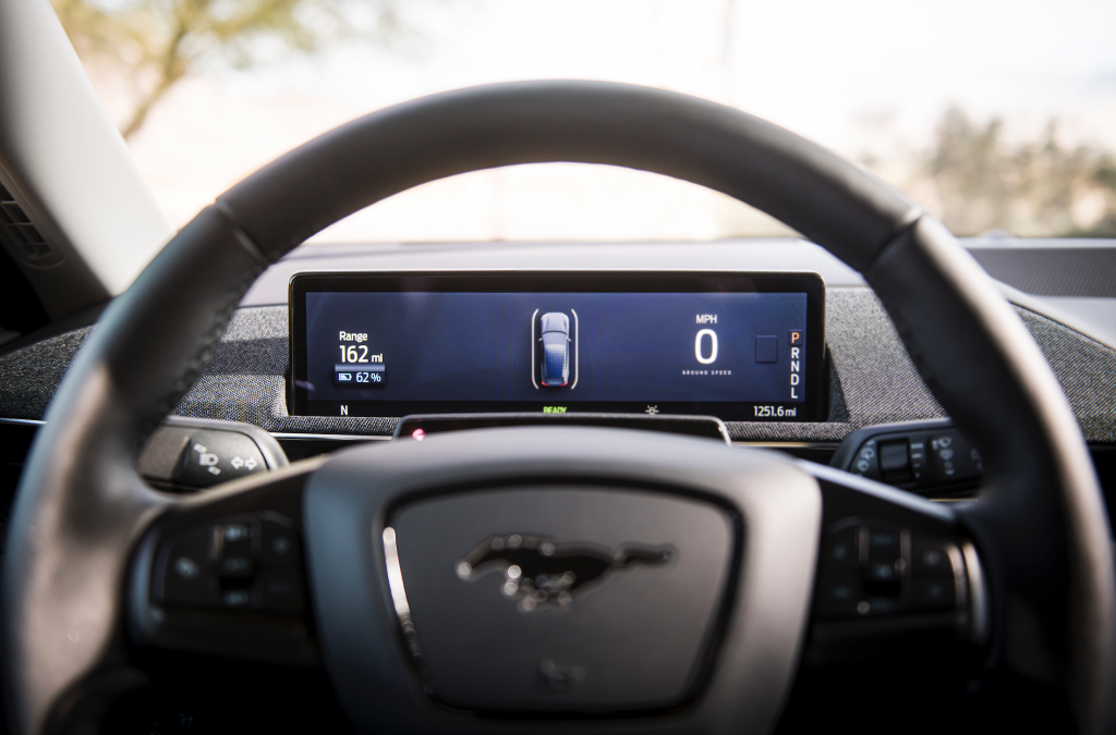Mach-E dashboard 