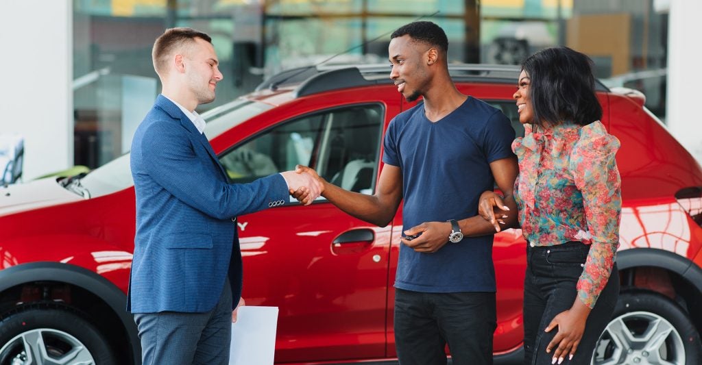 trading in a car with a loan