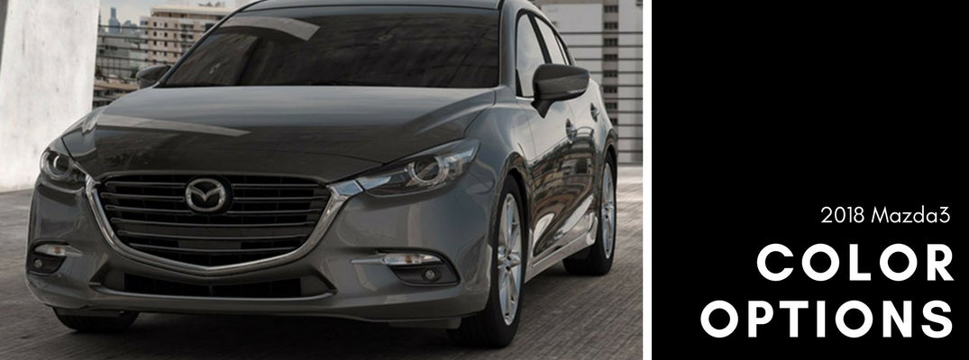 2018 Mazda3 color options