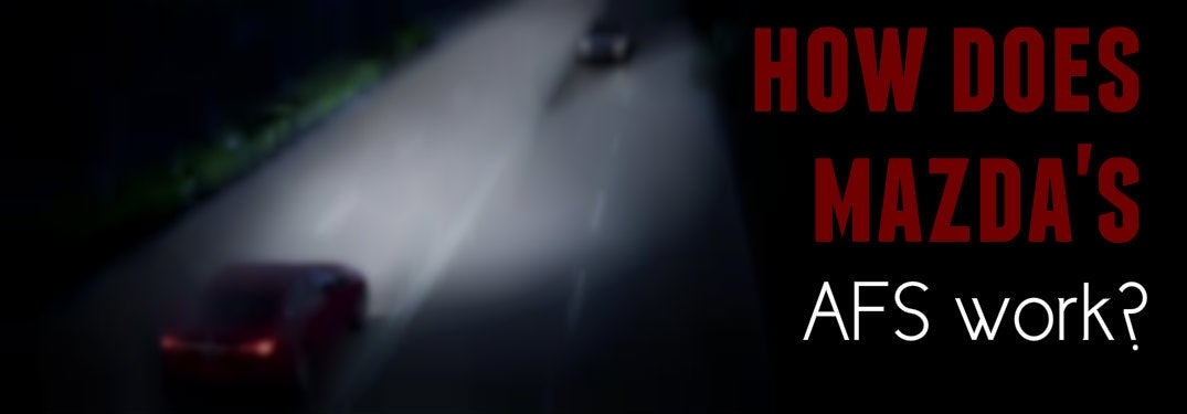 How does Mazda's Adaptive Front-lighting System work