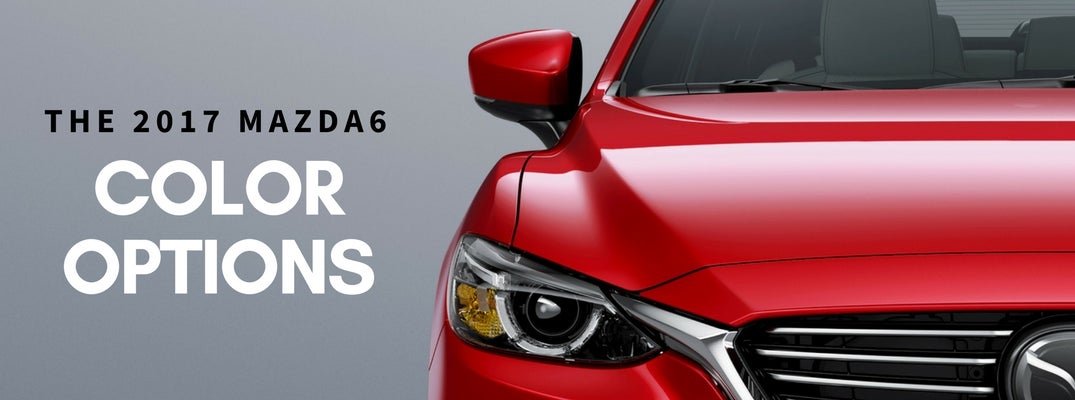 2017 Mazda6 exterior and interior color options
