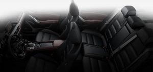 2017 Mazda6 Black Leather Espresso interior