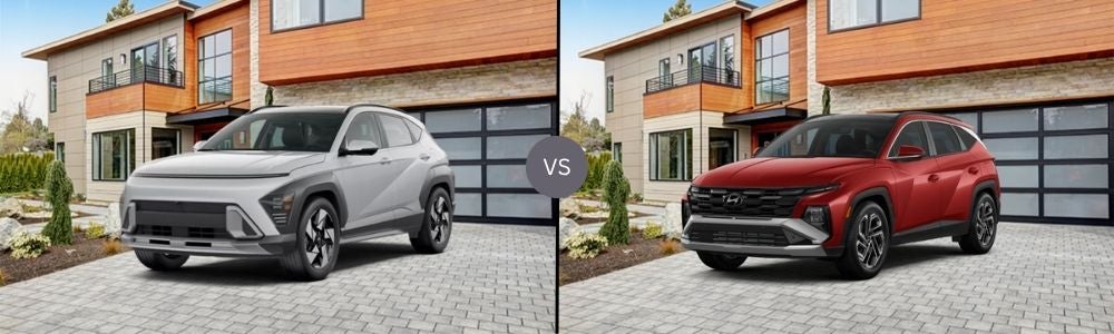 Compare 2025 Hyundai Kona vs. 2025 Hyundai Tucson