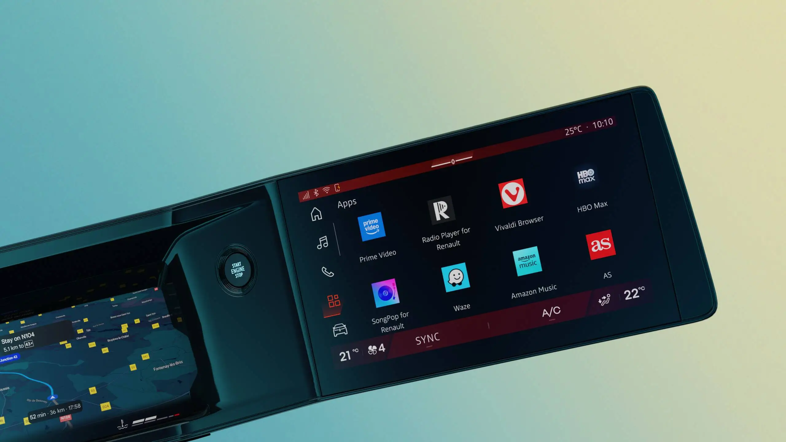¿Cuántas apps puedes usar dentro del Renault Boreal?