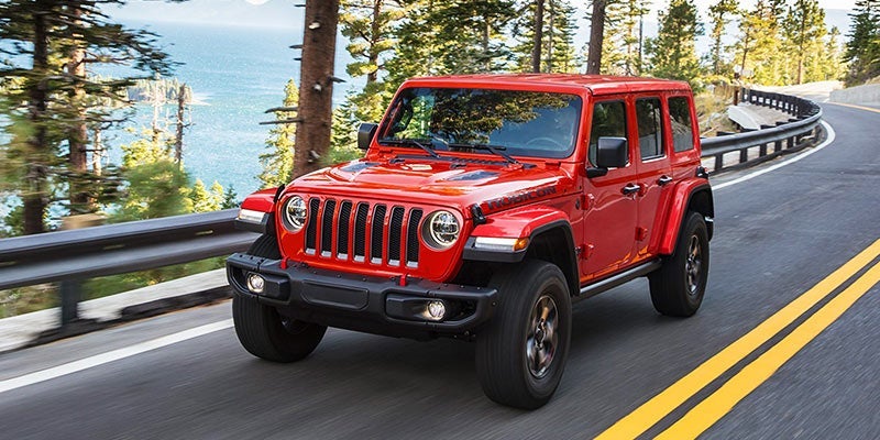 red 2021 jeep wrangler