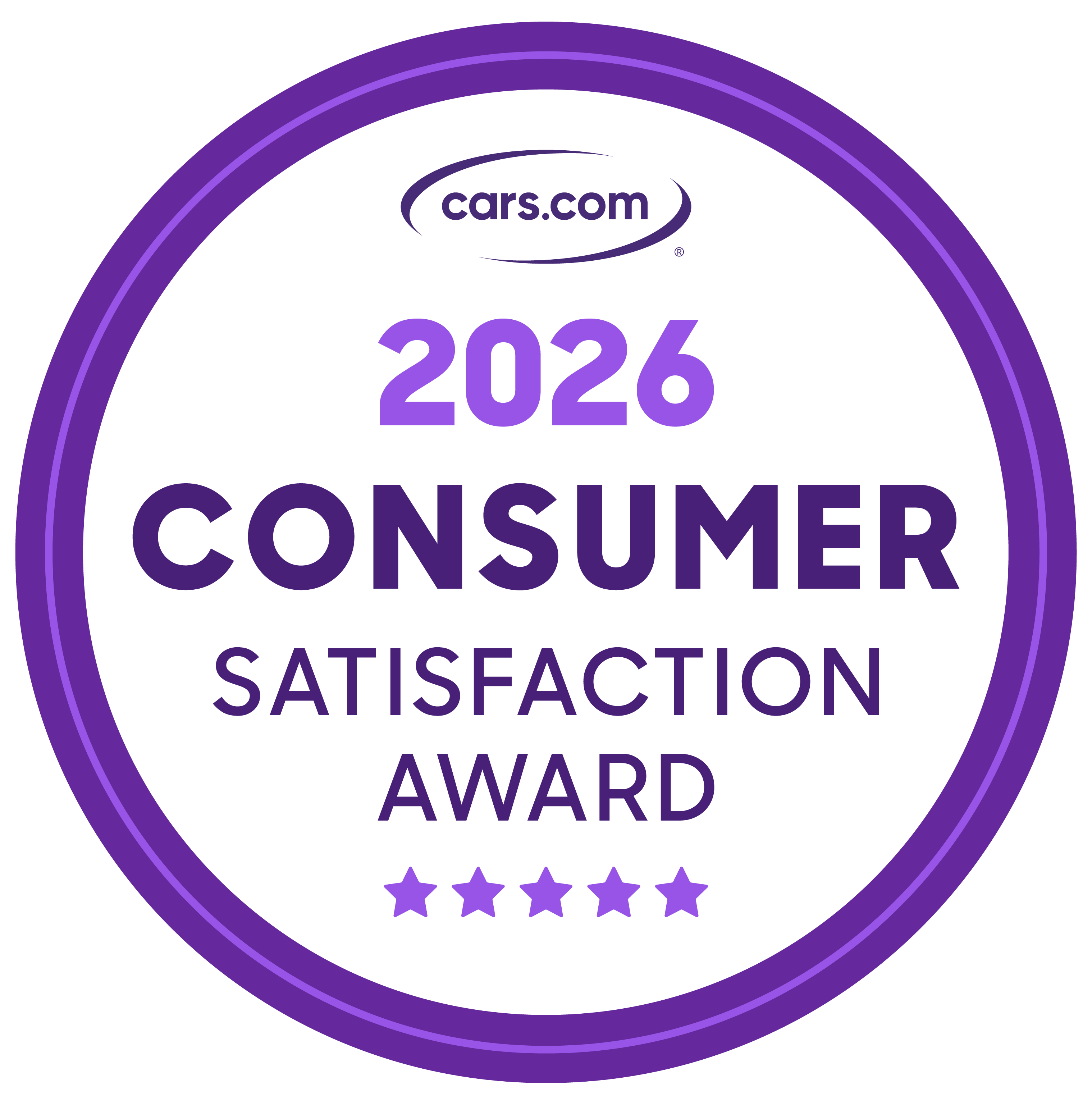 DealerRater 2026 Consumer Satisfation Award