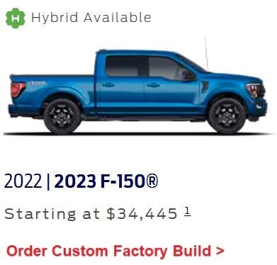 Order Custom Factory Build