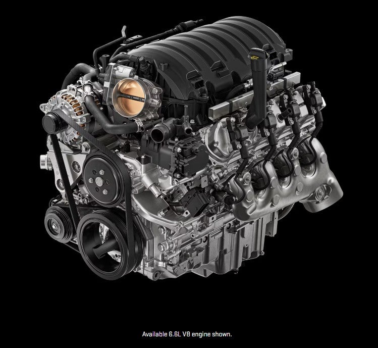 2027 GMC Sierra 1500 6.6L Engine screenshot