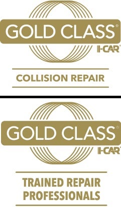 Gold Glass I-Car Trained Repair Professionals logo
