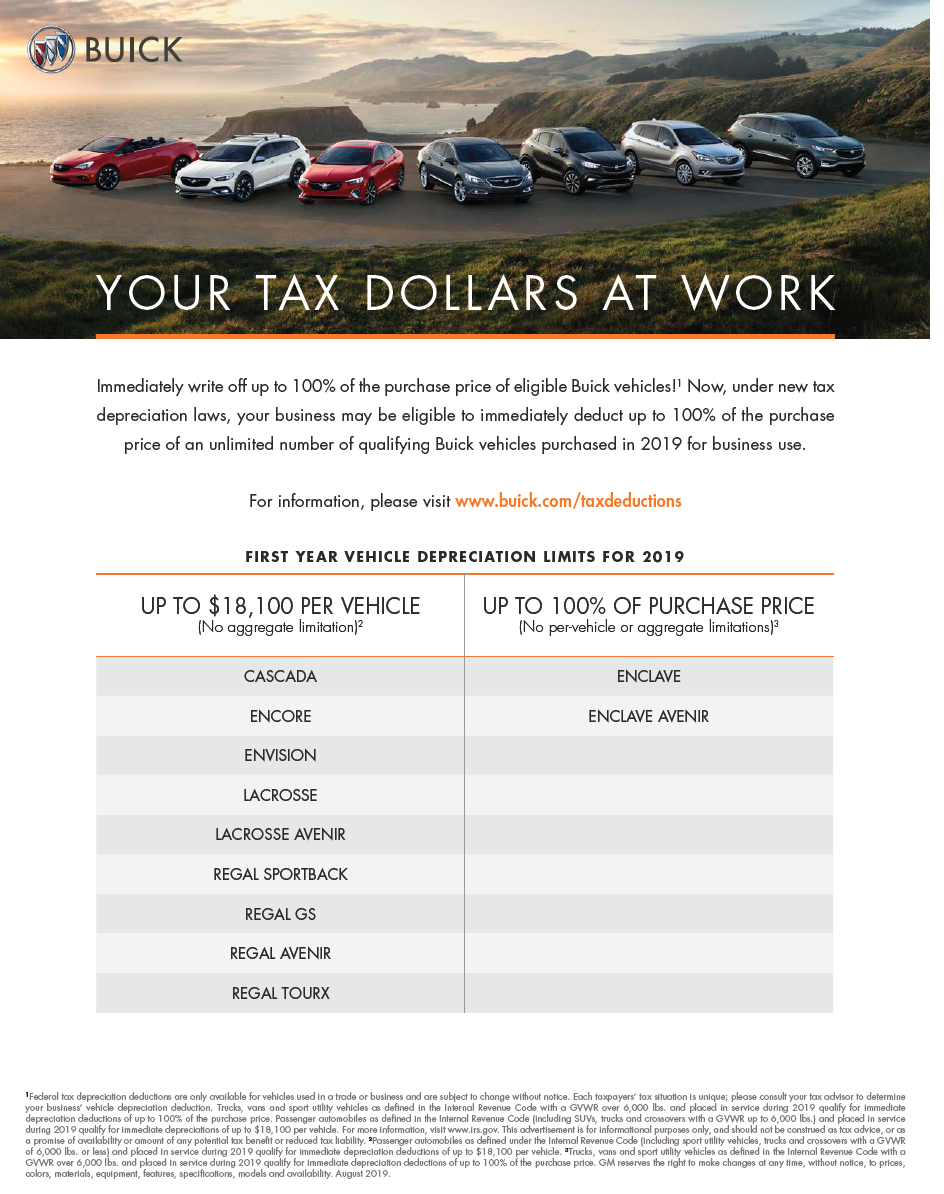 Buick Year End Tax Deductions