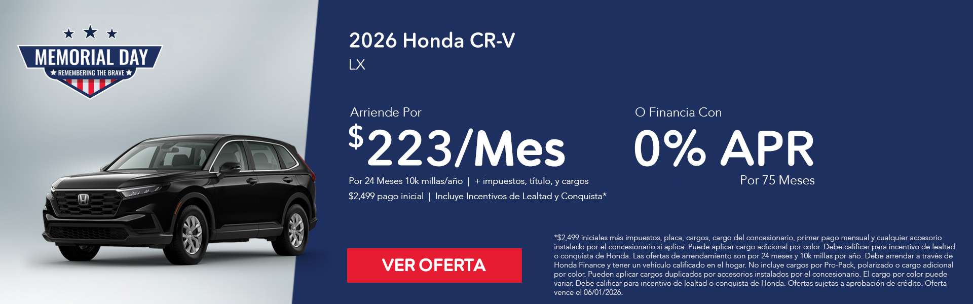2026 Honda CR-V LX