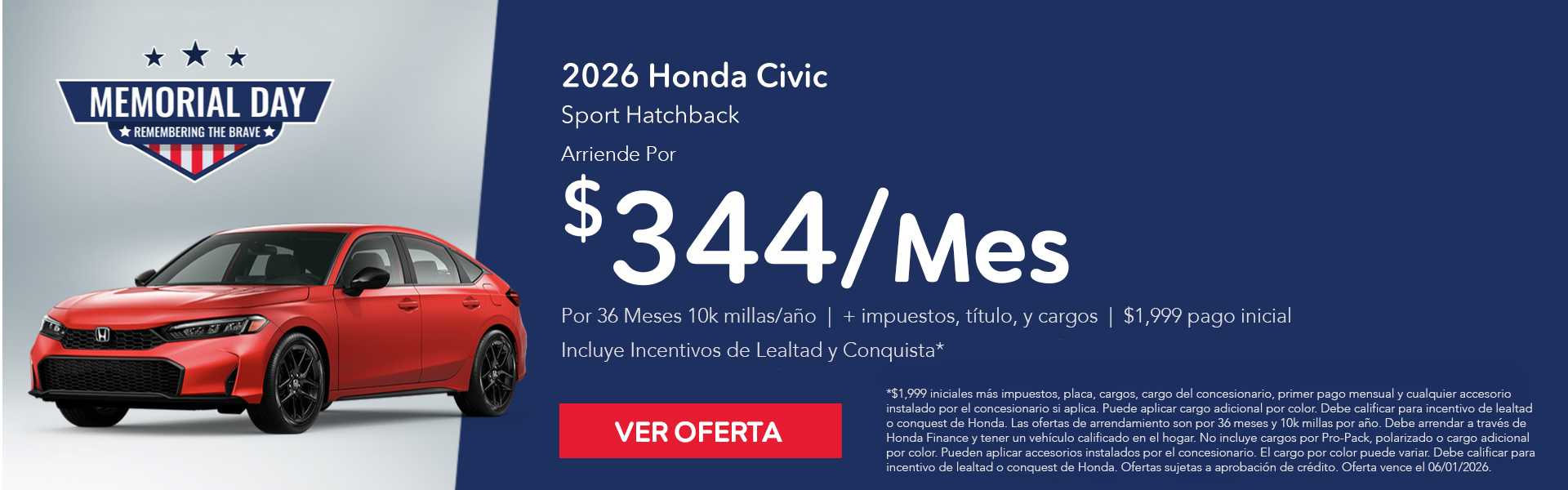 2026 Honda Civic Sport