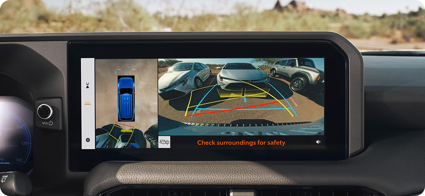 Integrated Backup Camera