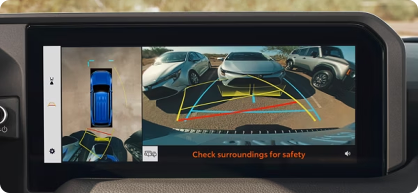Integrated Backup Camera