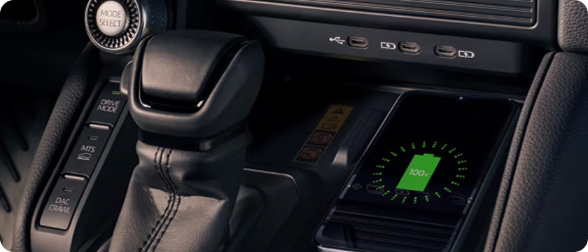 Qi Wireless Charger and USB-C Ports