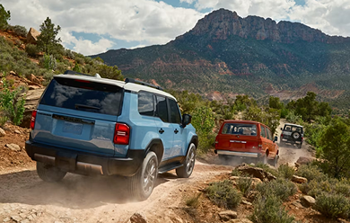 Land Cruiser adventure scene