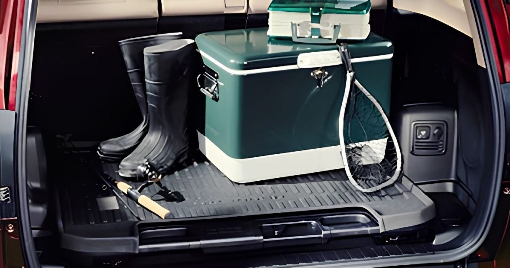 The 2026 4Runner cargo tray paired with an all-weather floor liner