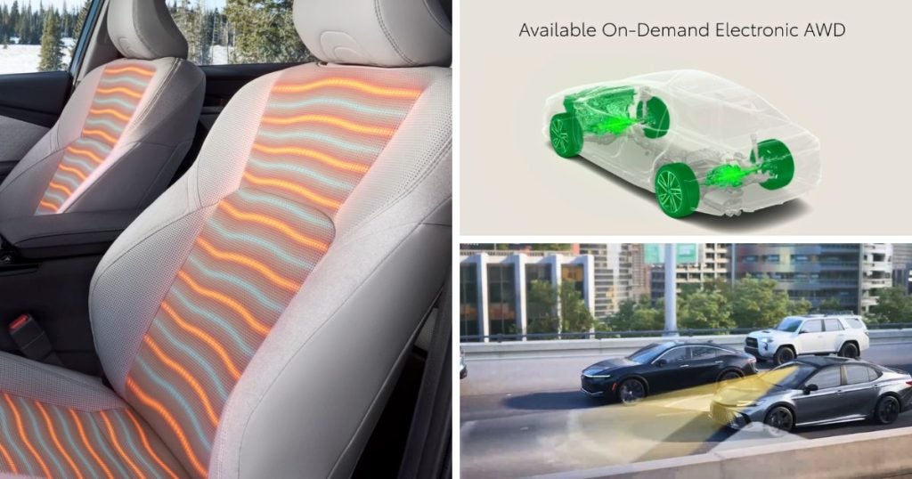 Heated and ventilated front seats, AWD, and Traffic Jam Assist in the 2026 Toyota Camry