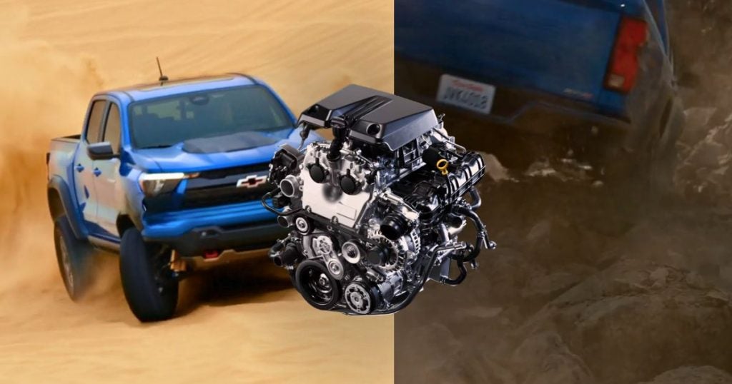 The 2026 Chevrolet ZR2 relies on a 2.7L TurboMax with no electrified option