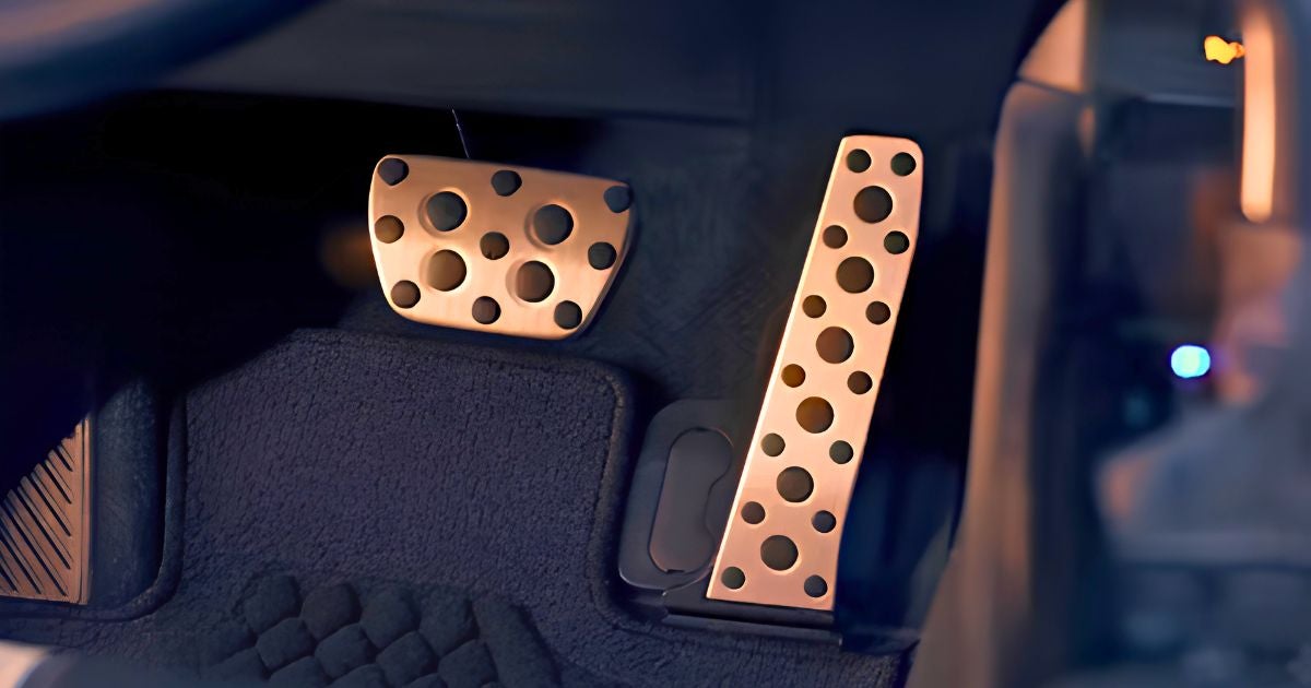 Aluminum sport pedals in the 2026 Camry Nightshade Edition add grip and control, giving you better feedback underfoot