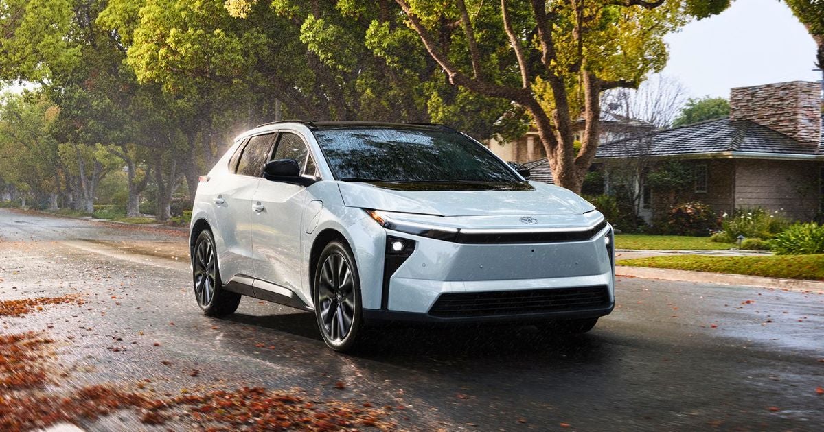 The 2027 Toyota bZ carries over the same electric driving range and power from its 2026 model