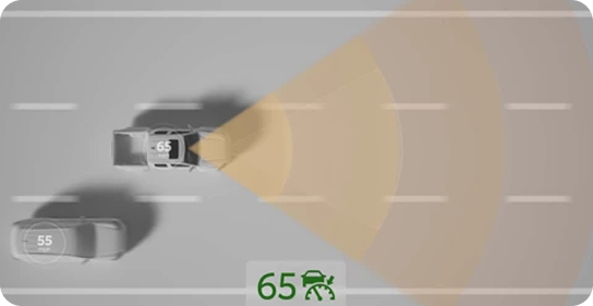 Full-Speed Range Dynamic Radar Cruise Control