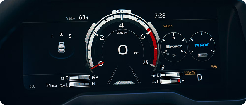 12.3-In. Digital Gauge Cluster