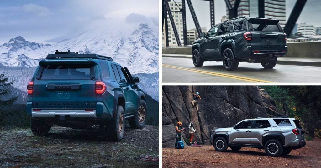 The Trailhunter, Platinum, and TRD Off-Road feature the i-FORCE MAX in their powertrains