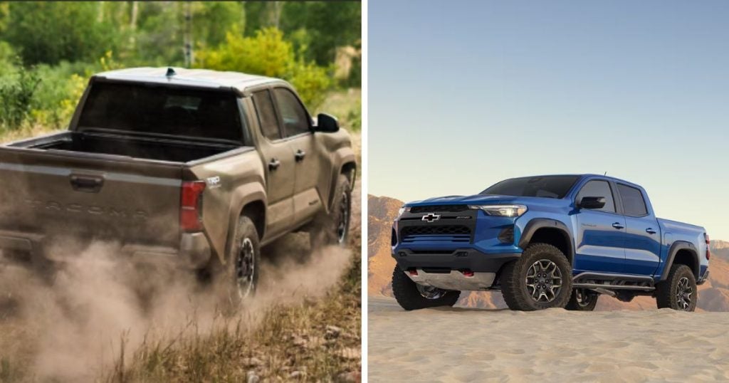 Multi-link rear suspension (2026 Tacoma) vs 3-inch factory lift (2026 Colorado ZR2)