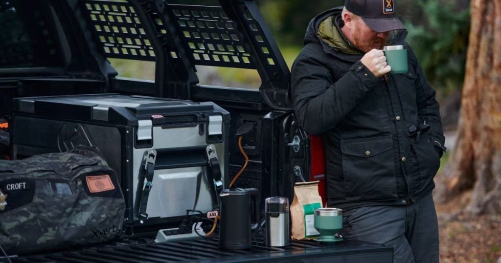 The 2400-watt onboard AC power supply of the 2026 Toyota Tacoma