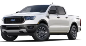 White Ford Ranger