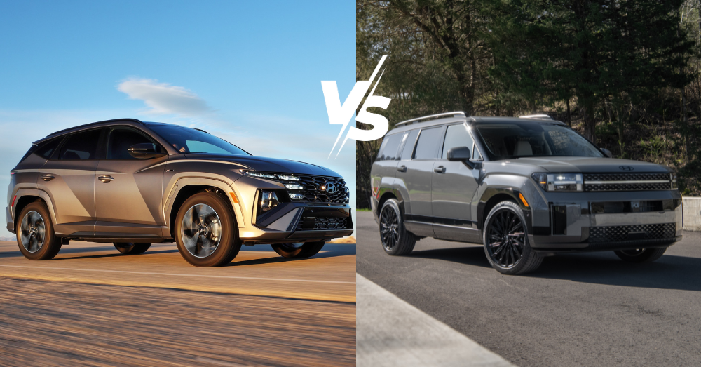 Battle of the SUVs 2026 Hyundai Tucson Versus Santa Fe