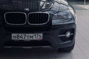Front view of BMW