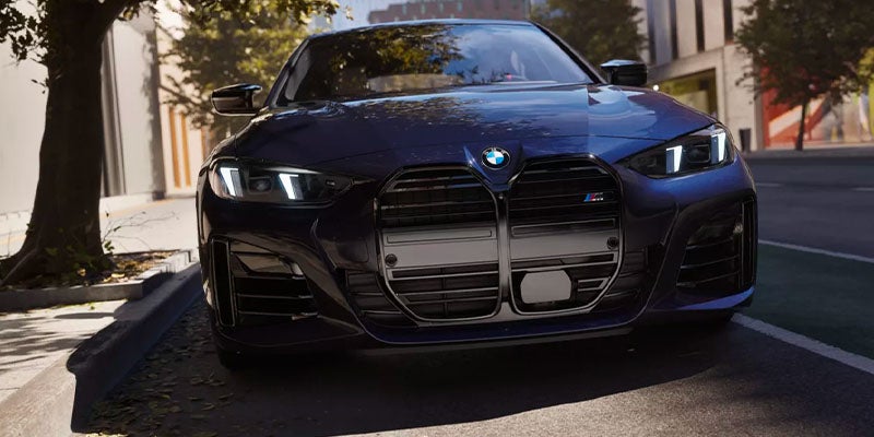 BMW Parking Assistant Plus sensors on a front bumper