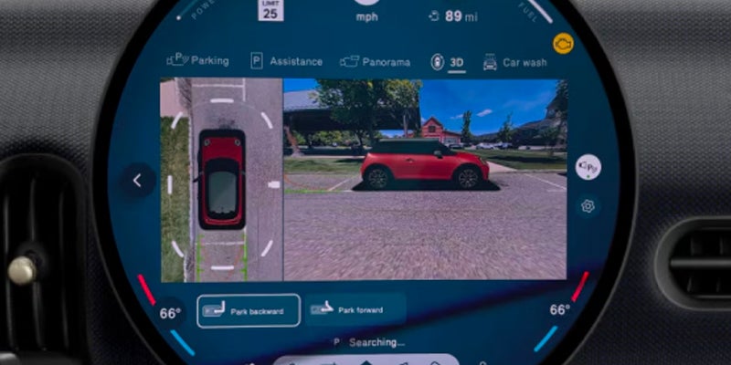 2025 MINI Cooper 2-Door Hardtop featuring a 9.4-inch OLED digital cluster