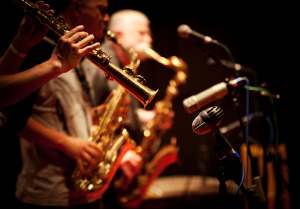 Band performing