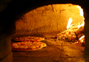 Pizza cooking
