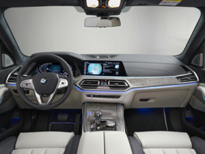 Interior Dash View of 2021 BMW X7