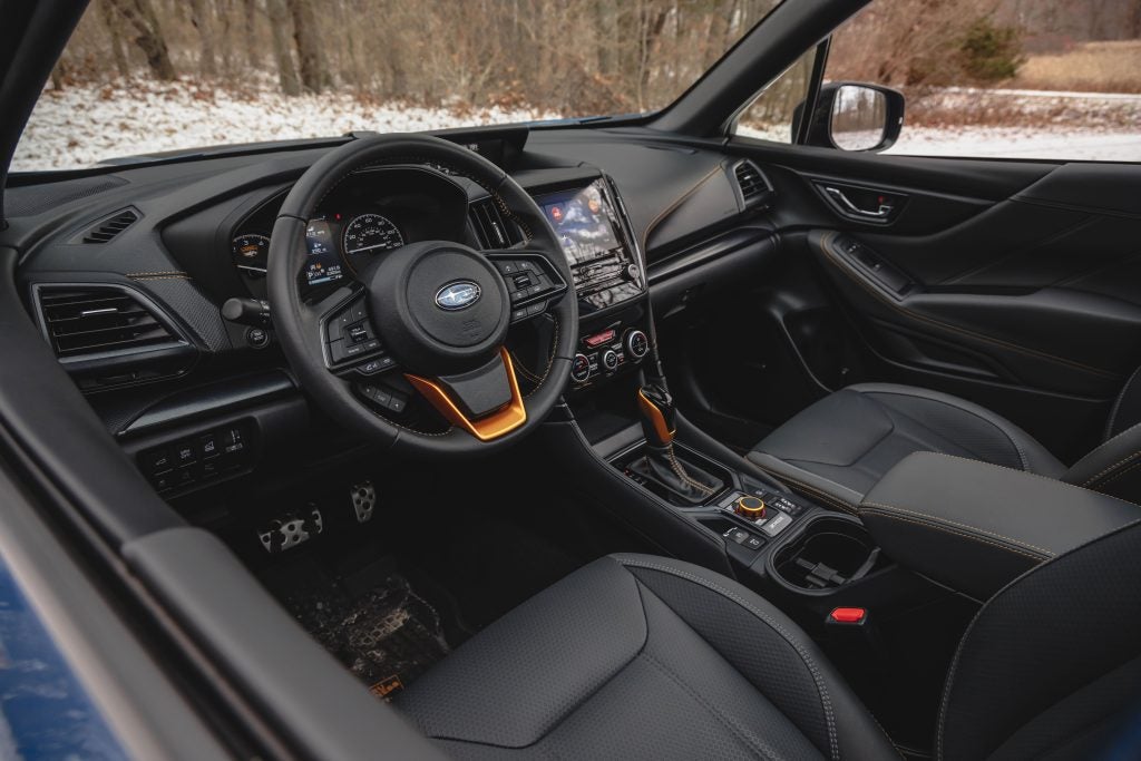 Interior of 2024 Subaru Forester