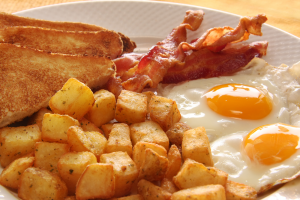 Breakfast on a plate