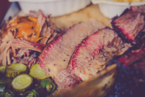 Plate of brisket
