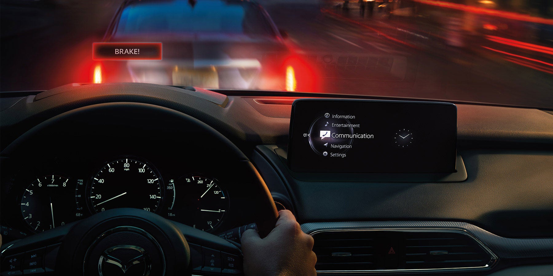 Mazda i-ACTIVSENSE Smart Brake Support feature